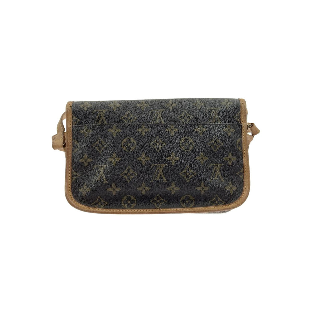 Louis Vuitton Gibeciere Shoulder Bag Brown Monogram Brown